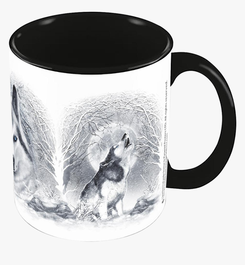 White Wolf Ceramic Mug - Mug, HD Png Download, Free Download