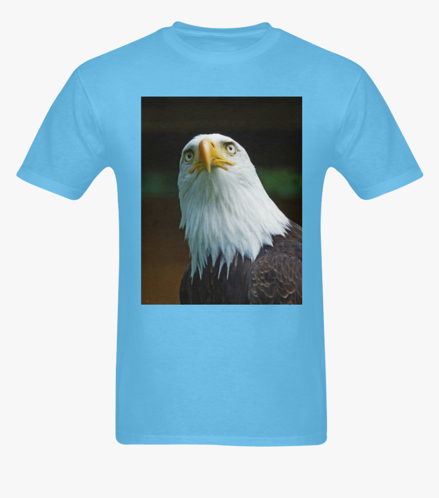 American Bald Eagle Head 001 05 Sunny Men"s T- Shirt - Bald Eagle, HD Png Download, Free Download