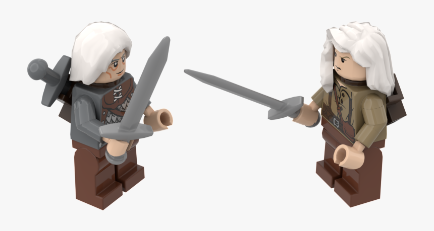 Lego Long White Hair, HD Png Download, Free Download