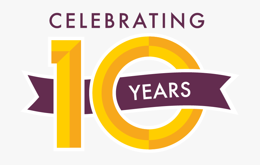 10th Anniversary Logo Png, Transparent Png, Free Download