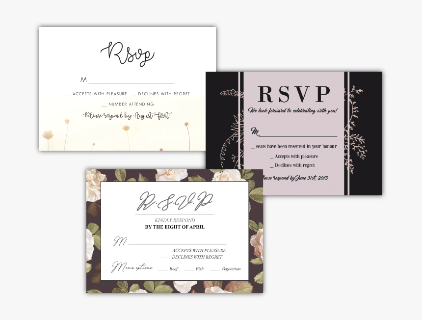 Wedding Invitation Rsvp Online, HD Png Download, Free Download