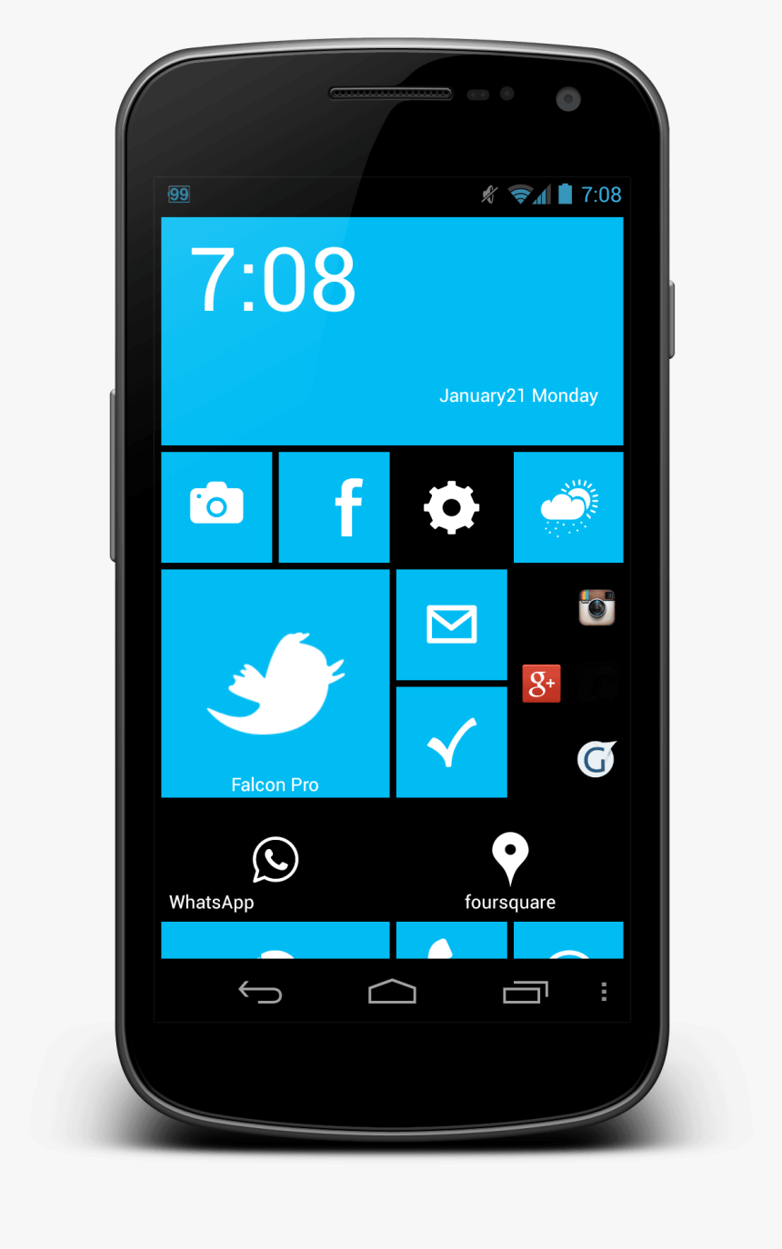 Windows Phone 8 Png - Smartphone, Transparent Png, Free Download