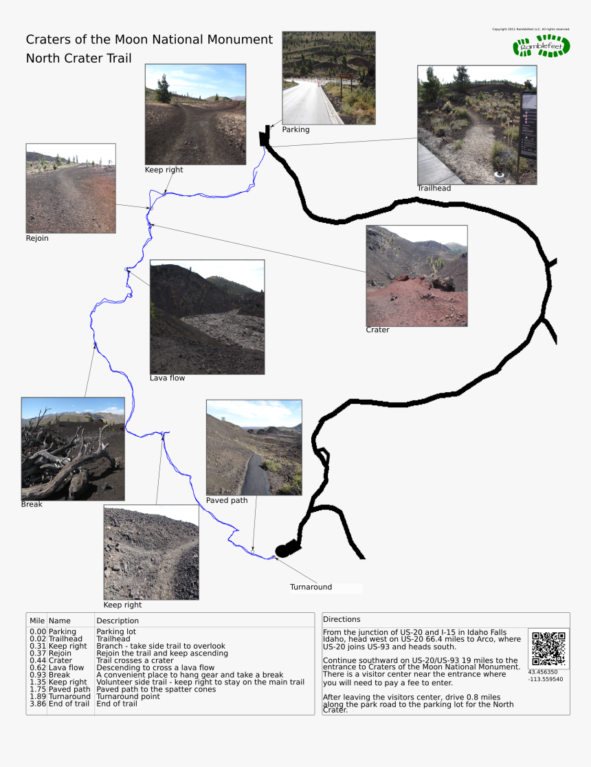 Craters Of The Moon North Crater Trail, HD Png Download, Free Download