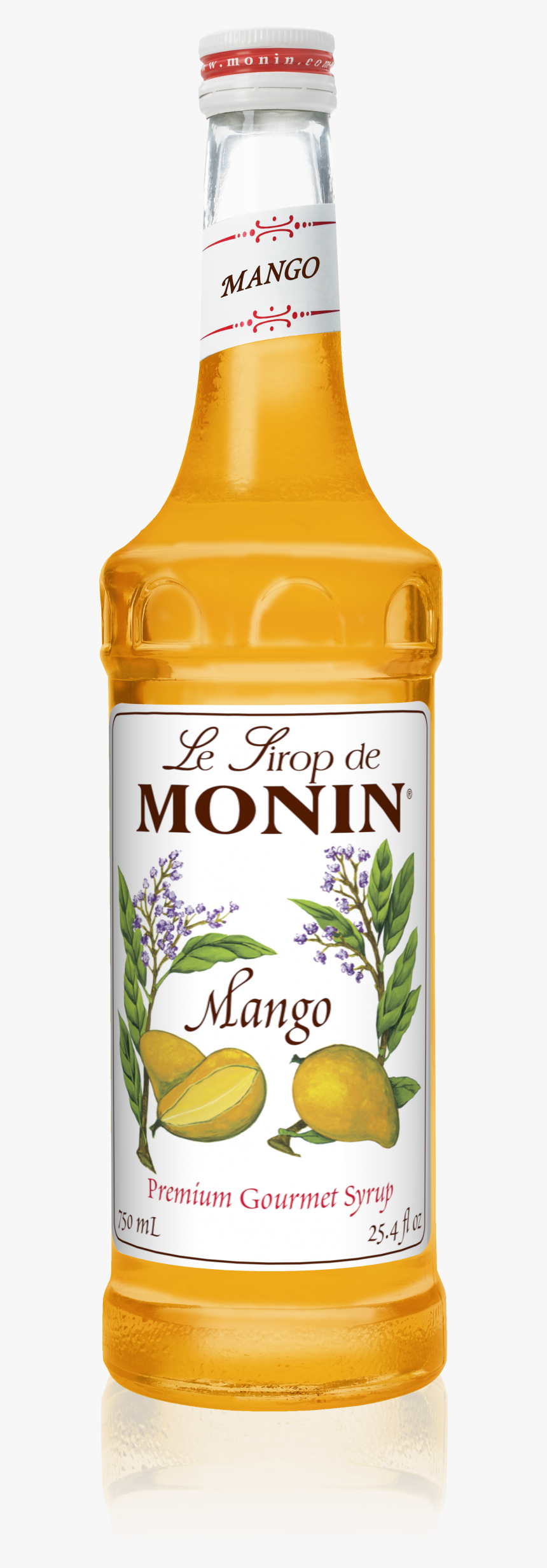 750 Ml Mango Syrup - Monin Syrup Passion Fruit, HD Png Download, Free Download