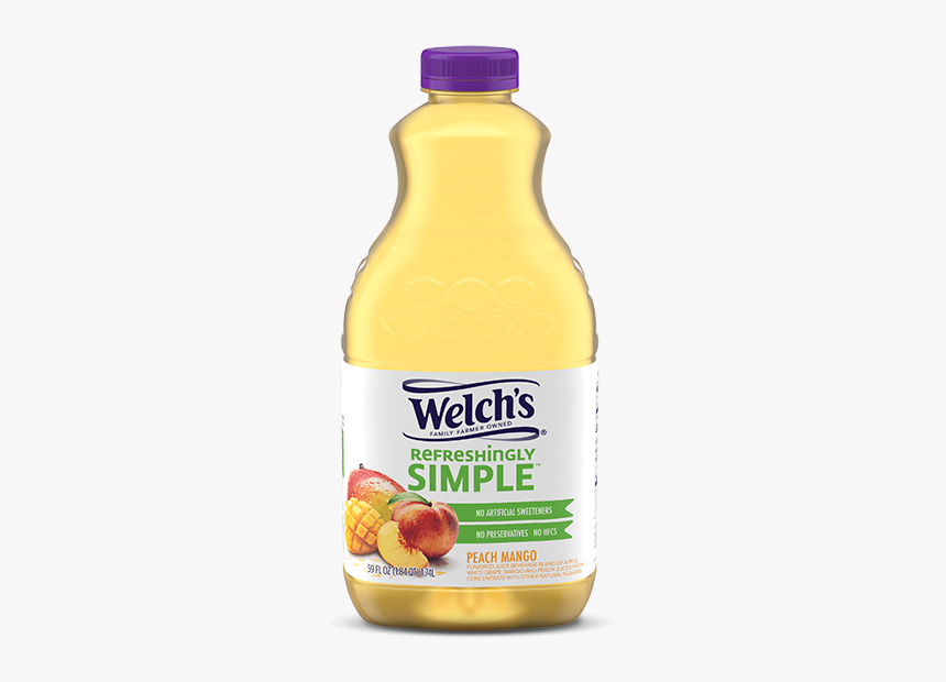 Thumbnail - Welch's Refreshingly Simple Peach Mango, HD Png Download, Free Download