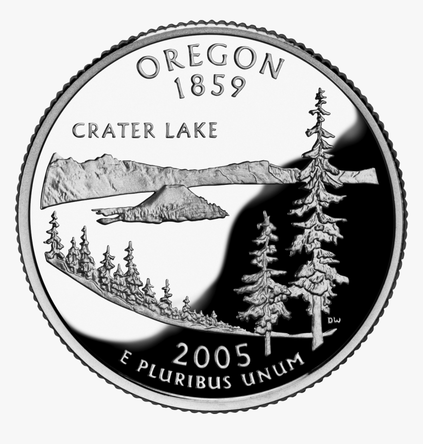 2005 Or Proof - Oregon Quarter, HD Png Download, Free Download