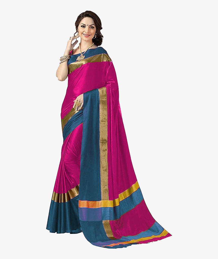 Transparent Sarees Png Images - New Cotton Sarees 2019, Png Download, Free Download