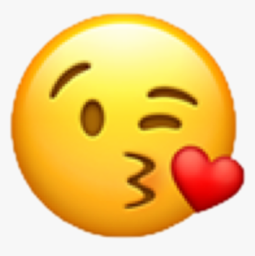 #emoji #emojicon #emote #face #emojiface #kiss #kissyface - Kiss Emoji, HD Png Download, Free Download