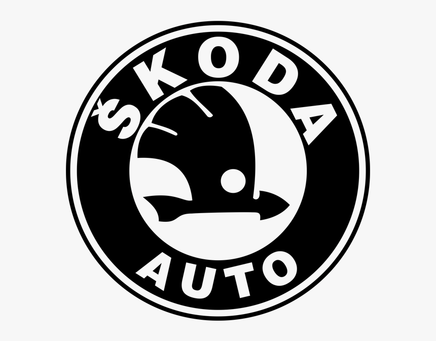 Skoda Logo Png - Skoda Auto Black Logo, Transparent Png - kindpng