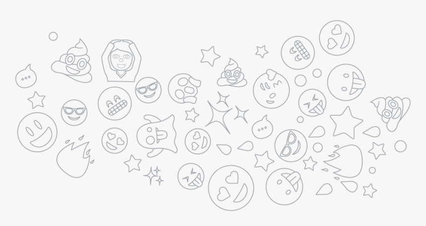 Emoji Swarm - Whatsapp Pattern, HD Png Download, Free Download