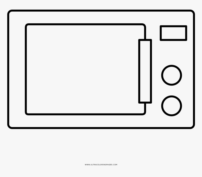 Horno Microondas Para Colorear, HD Png Download, Free Download