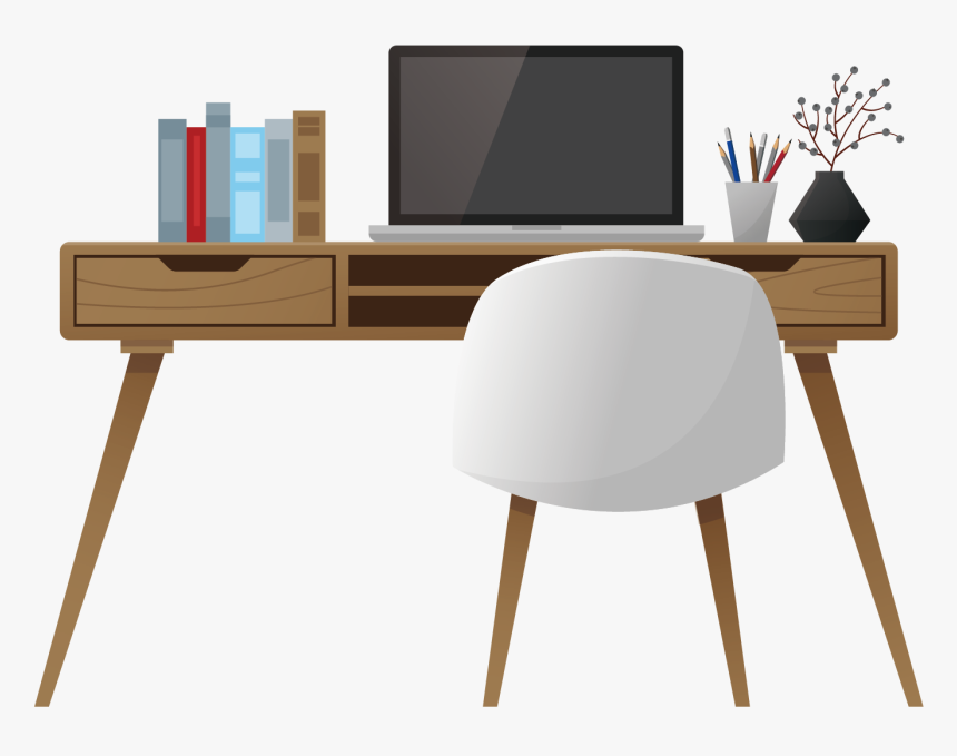 Table, Office, Desk, Angle, Floor Png Image With Transparent - Transparent Desk Clip Art, Png Download, Free Download