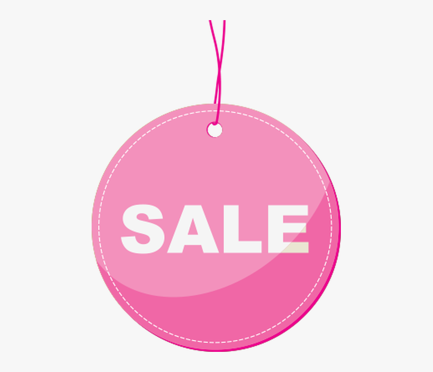 Sale Pink Hang Tag - Circle, HD Png Download, Free Download