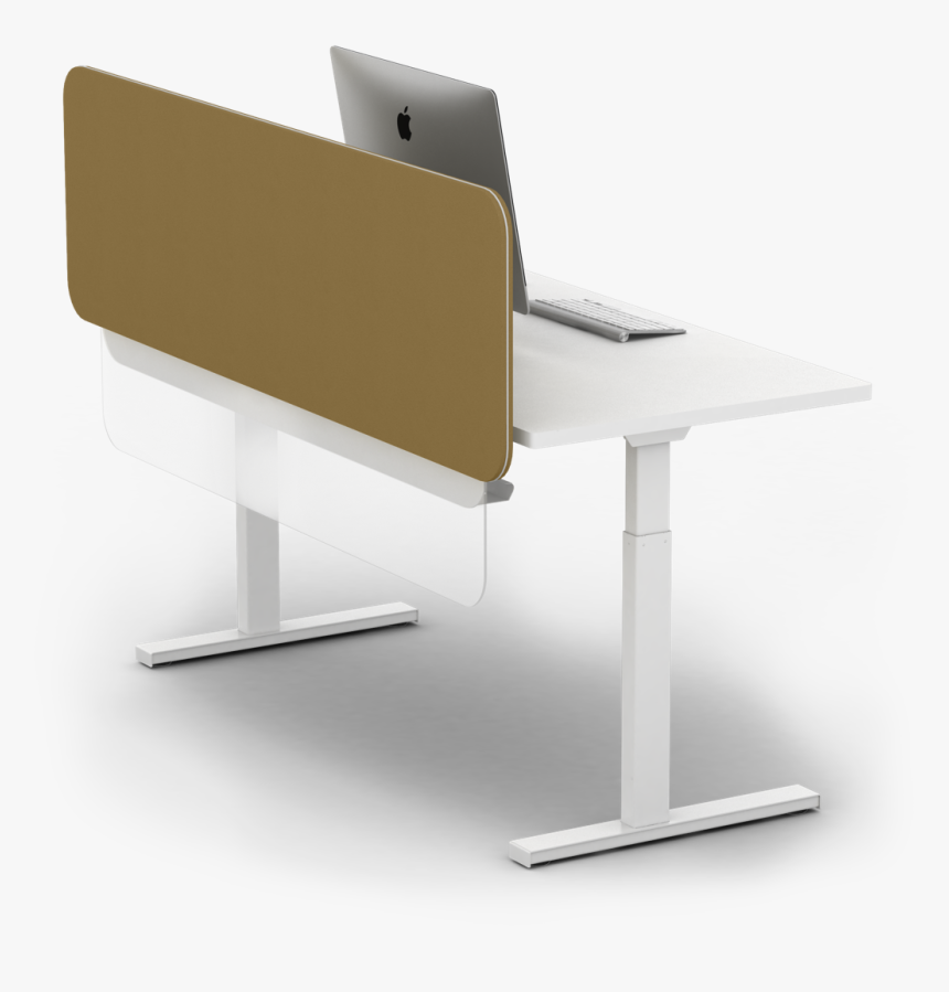 Office Furniture Accessories, Privacy Screens - Watson Desk With Screen, HD Png Download, Free Download