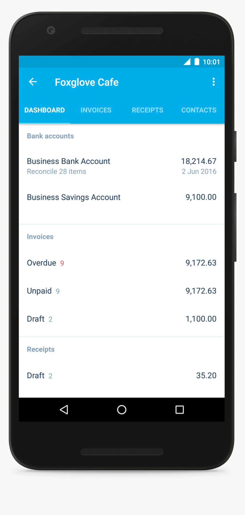 Xero Mobile App Dashboard, HD Png Download, Free Download