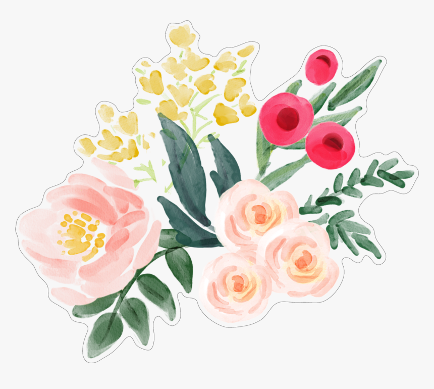 Flower Market Bunch Print & Cut File - Floribunda, HD Png Download, Free Download