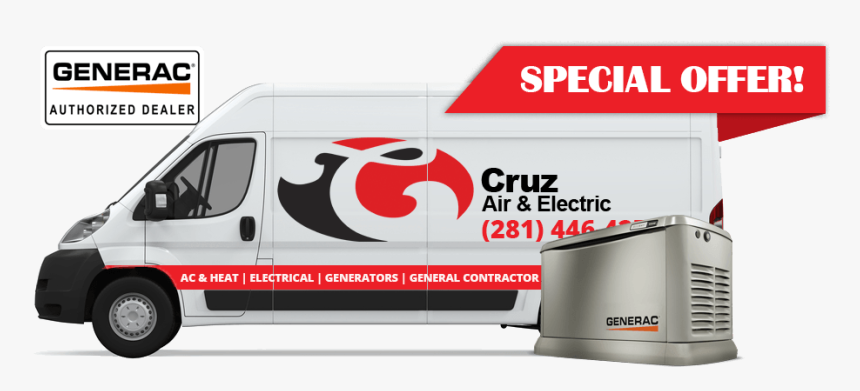 Cruz Air & Electric Special Offer Ad - Generac, HD Png Download, Free Download