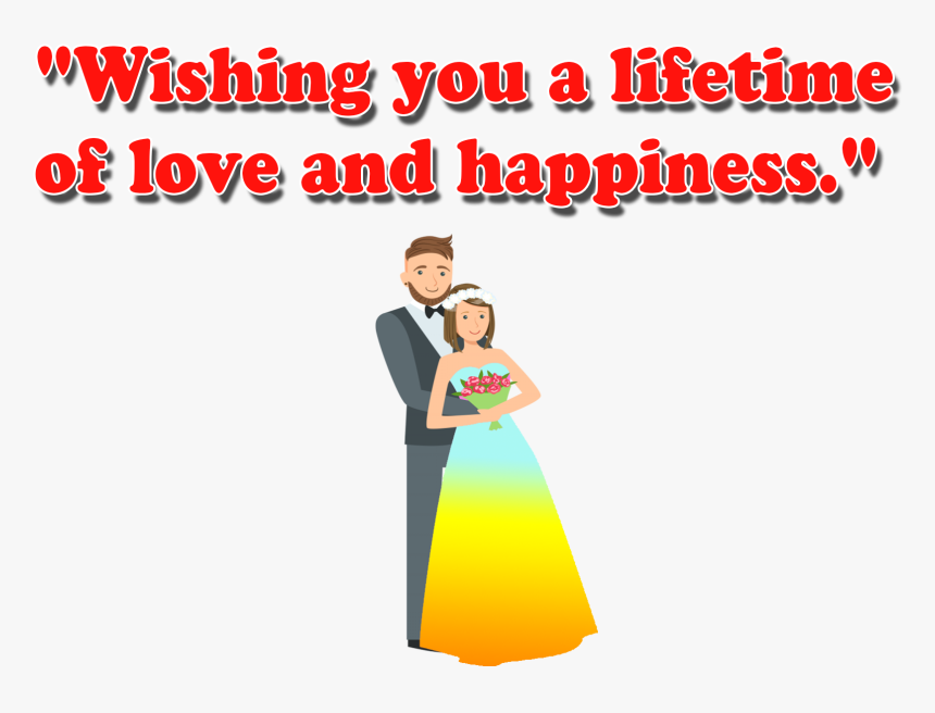 Wedding Wishes Png Free Download - Poster, Transparent Png, Free Download