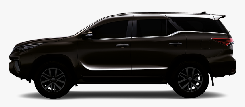 Black Fortuner With Window Car Tint, HD Png Download, Free Download