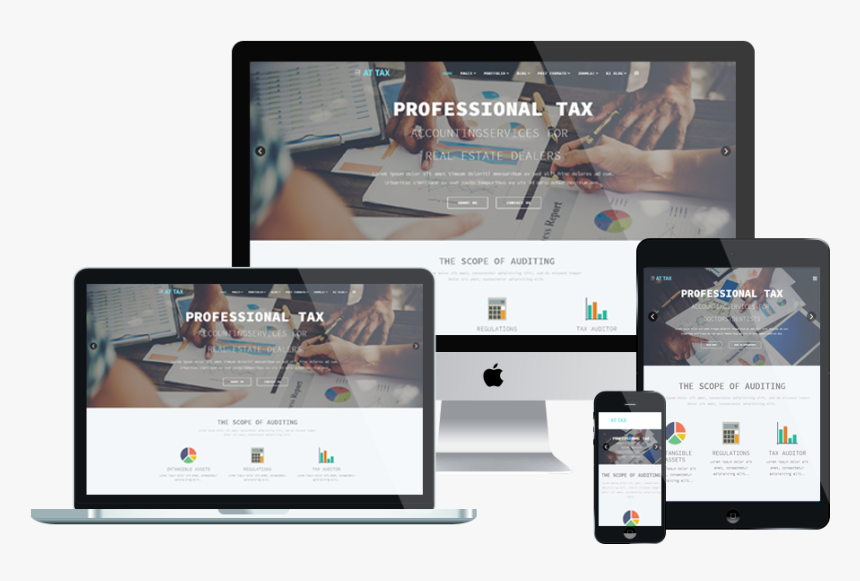 At Tax Free Responsive Joomla Template - Best Free Theme Woocommerce, HD Png Download, Free Download