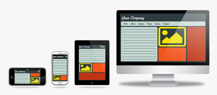 Responsive Web Design Png Transparent Images - Background Image Responsive Web Design, Png Download, Free Download