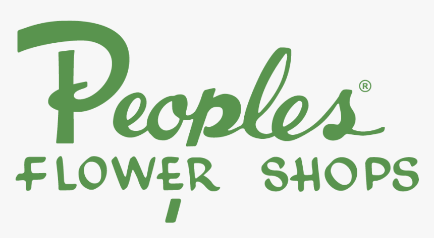 Logo For Peoples Flowers Albuquerque - Calligraphy, HD Png Download, Free Download