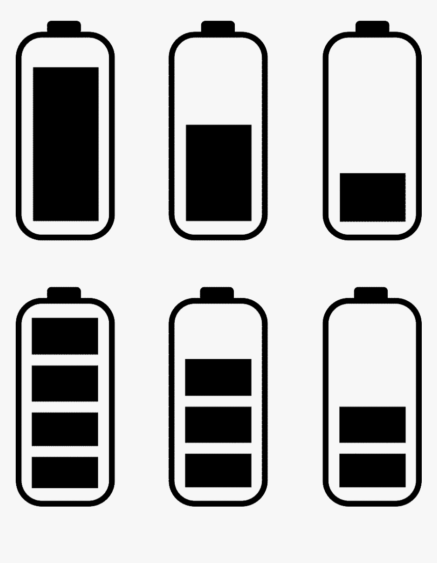 Battery Power Black Mobile Phone Png And Psd - Battery Phone Png, Transparent Png, Free Download