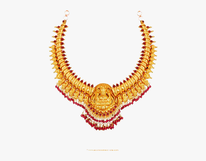 Earring Jewellery Necklace Gold Jewelry Design - Gold Necklace Designs Png, Transparent Png, Free Download