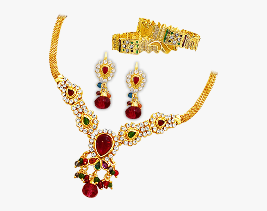 Indian Wedding Jewellery Png , Png Download - Wedding Jewellery Set Png, Transparent Png, Free Download