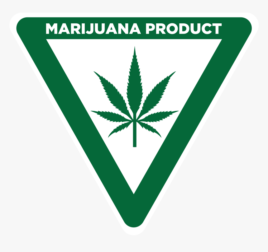 Logo Image Of Marijuana Leaf With Green Border With - Marijuana Product Michigan, HD Png Download, Free Download