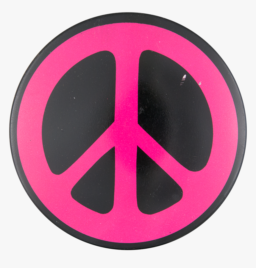 Pink Peace Sign Cause Button Museum - Mornington Crescent Tube Station, HD Png Download, Free Download