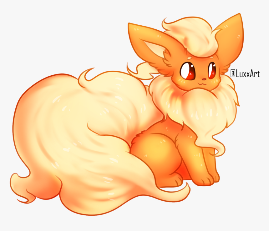 Flareon Fan Art Png, Transparent Png, Free Download