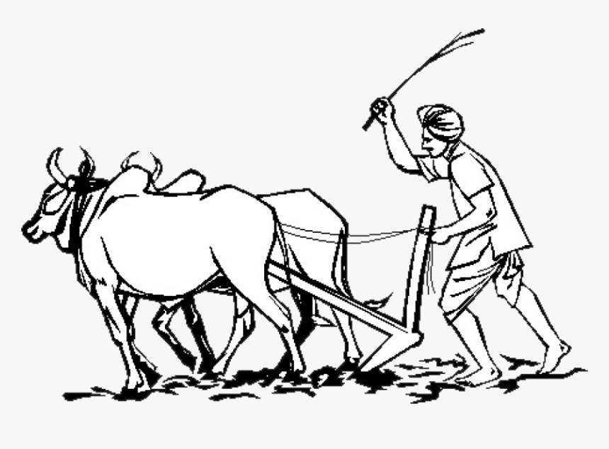 An Indian Farmer Essay - Indian Farmer Clipart, HD Png Download, Free Download