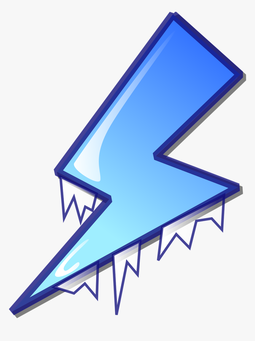 Ice Bolt Transparent, HD Png Download, Free Download