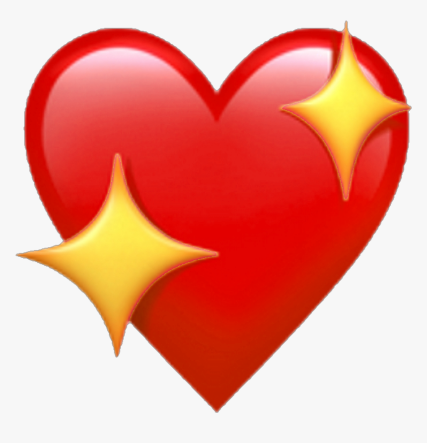 Red Heart Emoji Png - Transparent Background Iphone Heart Emoji, Png Download, Free Download