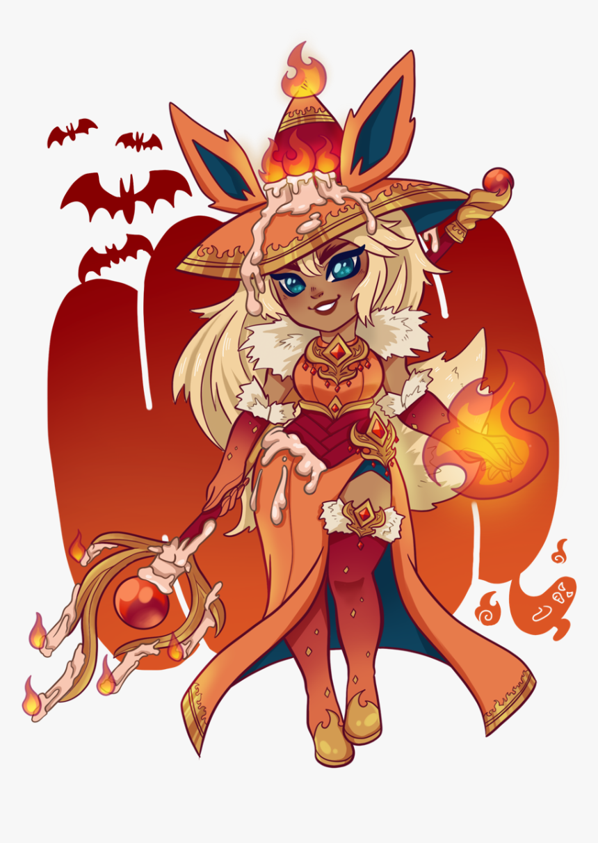 Image - Flareon Staff Cosplay, HD Png Download, Free Download