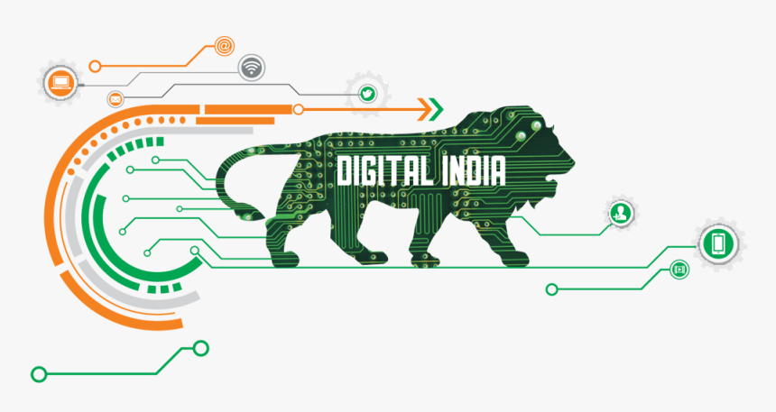Digital India Logo Of Digital India HD Png Download Kindpng