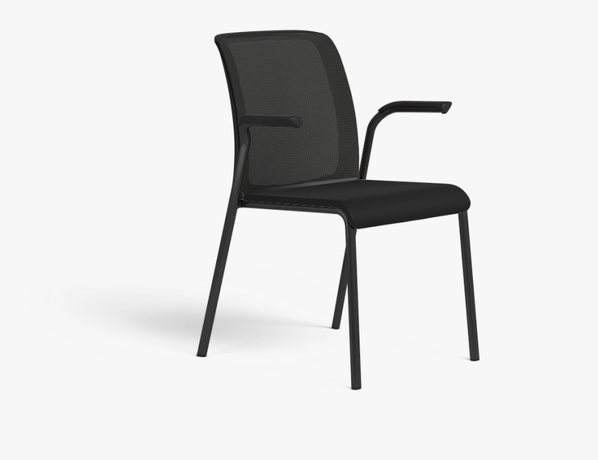 Slatwall Panel 48" - Reply Side Chair Steelcase Black, HD Png Download, Free Download