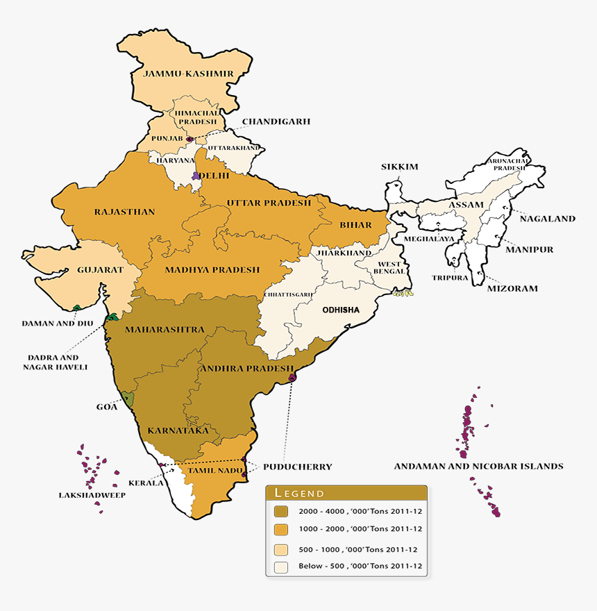 Maize Cultivation In India Map"
 Width="800 - Pulses Grown In India, HD Png Download, Free Download