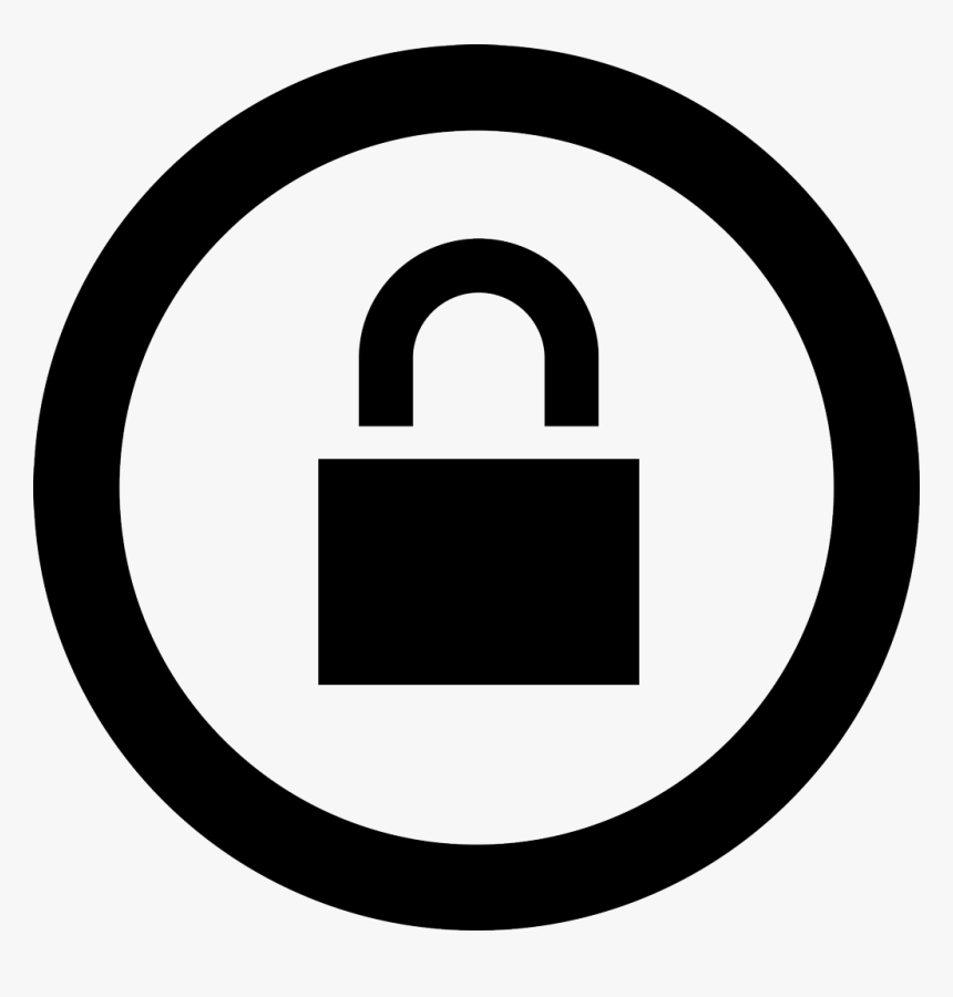 Padlock Clipart Lock Icon - 2 Number In Circle, HD Png Download, Free Download