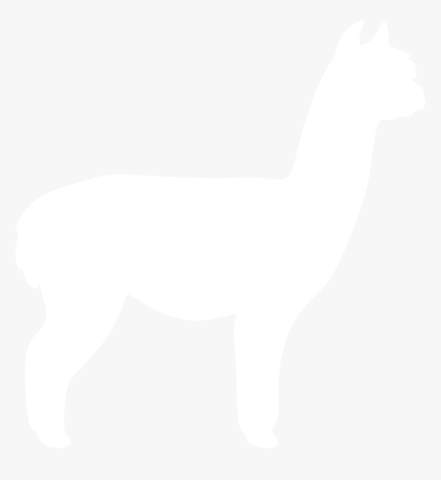 Alpaca Silhouette By Paperlightbox - Alpaka Silhouette, HD Png Download, Free Download