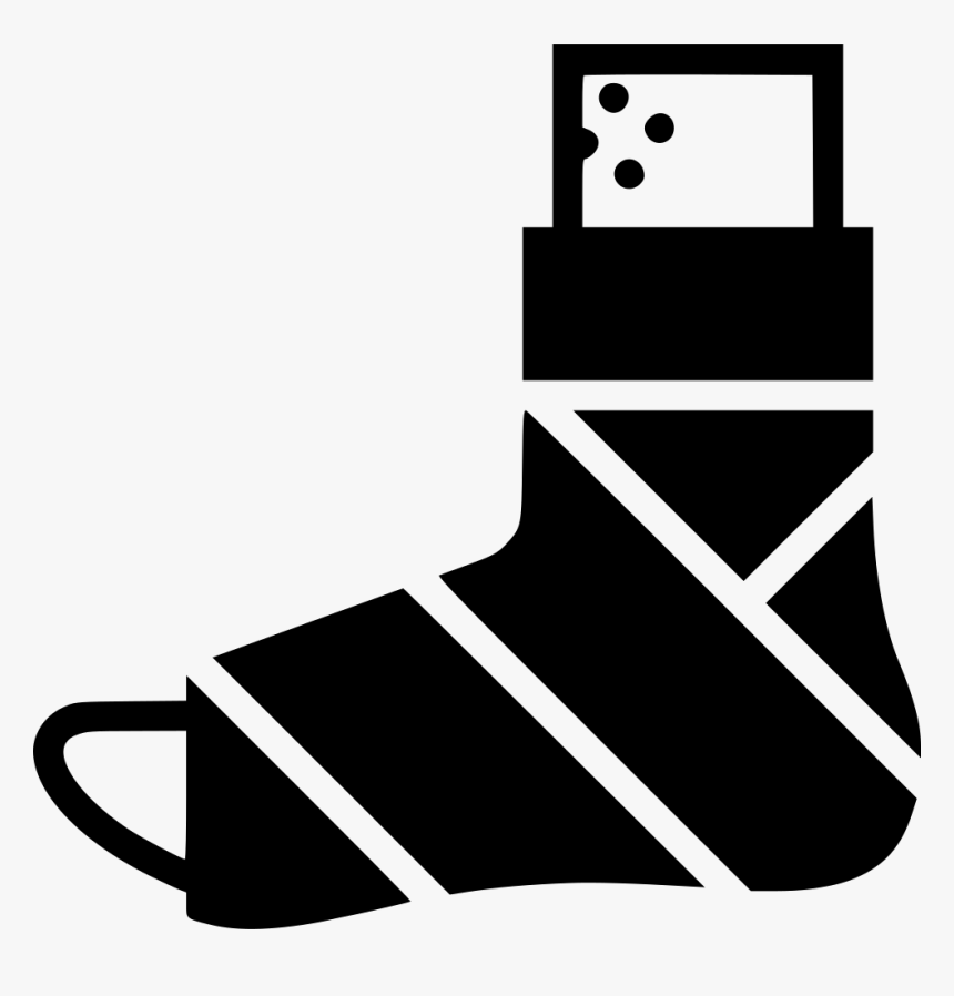 Bandaged Foot, HD Png Download, Free Download