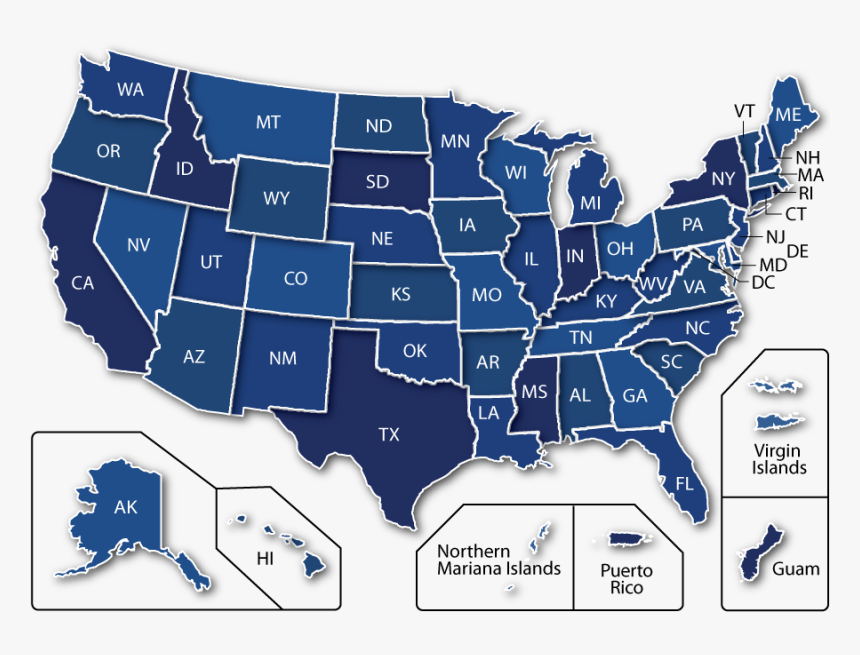 Transparent Blank Map Of Usa Png, Png Download, Free Download