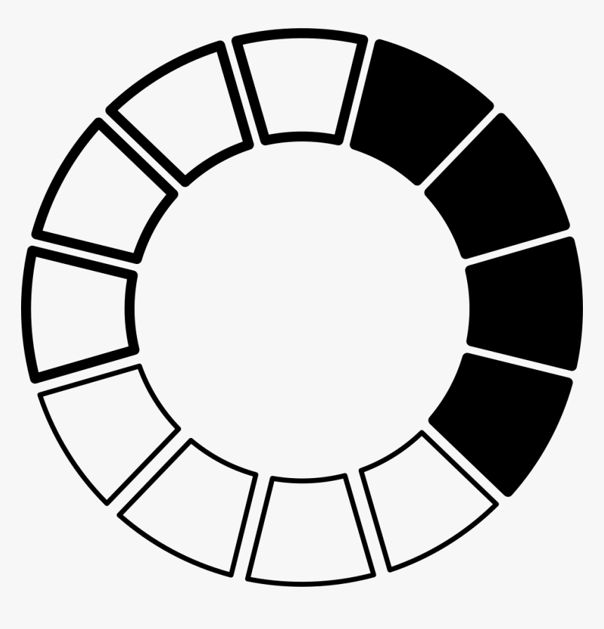 Color Wheel Black And White, HD Png Download, Free Download