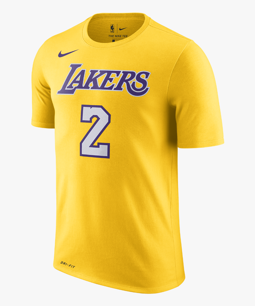 Lonzo Ball Los Angeles Lakers Nike Dry Men"s Nba T-shirt, HD Png Download, Free Download