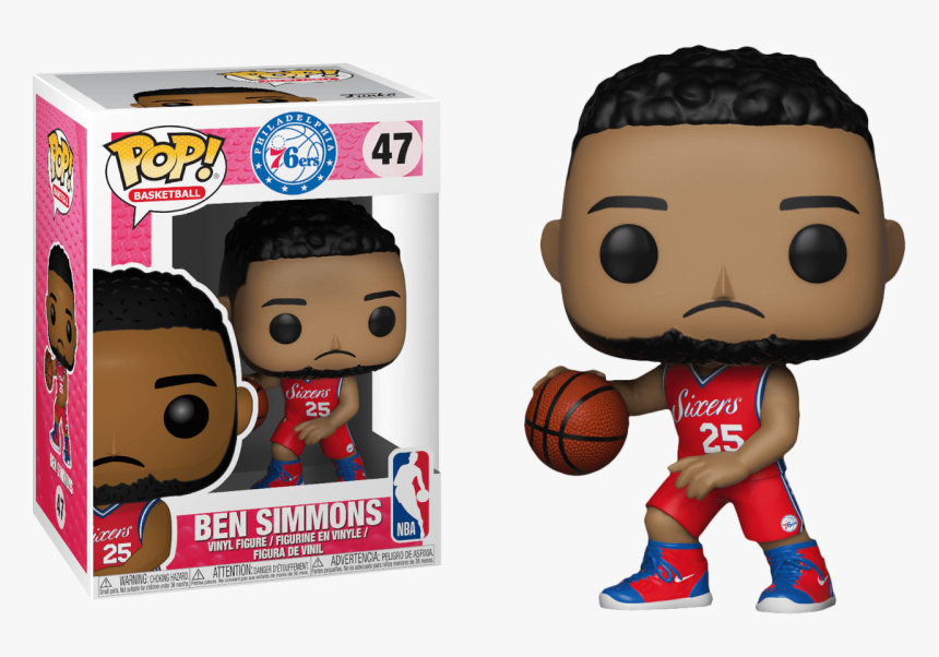 Ben Simmons Philadelphia 76ers Pop Vinyl Figure, HD Png Download, Free Download