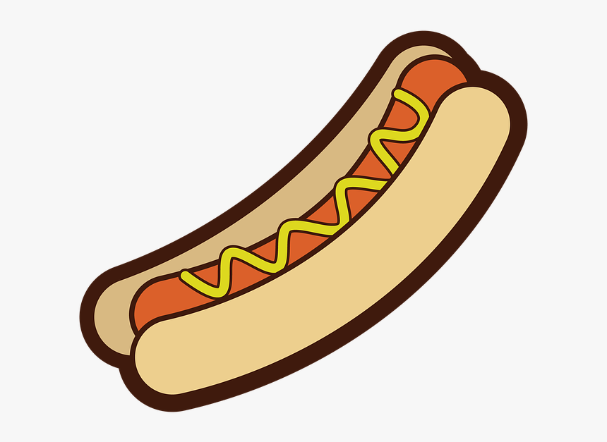 Hotdog, Condiments, Ballpark Food, Mustard, HD Png Download, Free Download