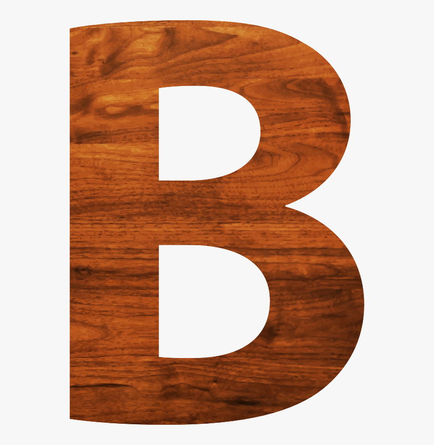 Wood Texture Alphabet B, HD Png Download, Free Download