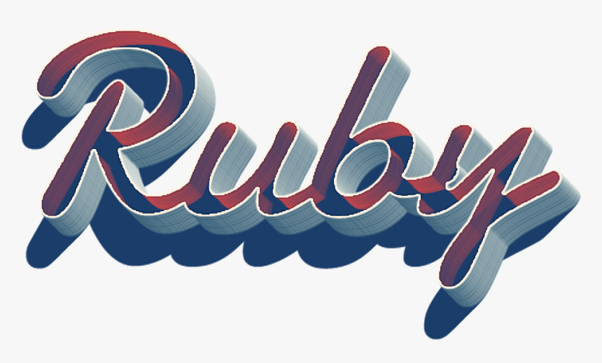 Ruby 3d Letter Png Name, Transparent Png, Free Download