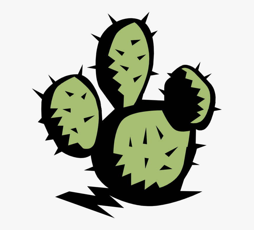 Vector Illustration Of Desert Vegetation Succulent, HD Png Download, Free Download